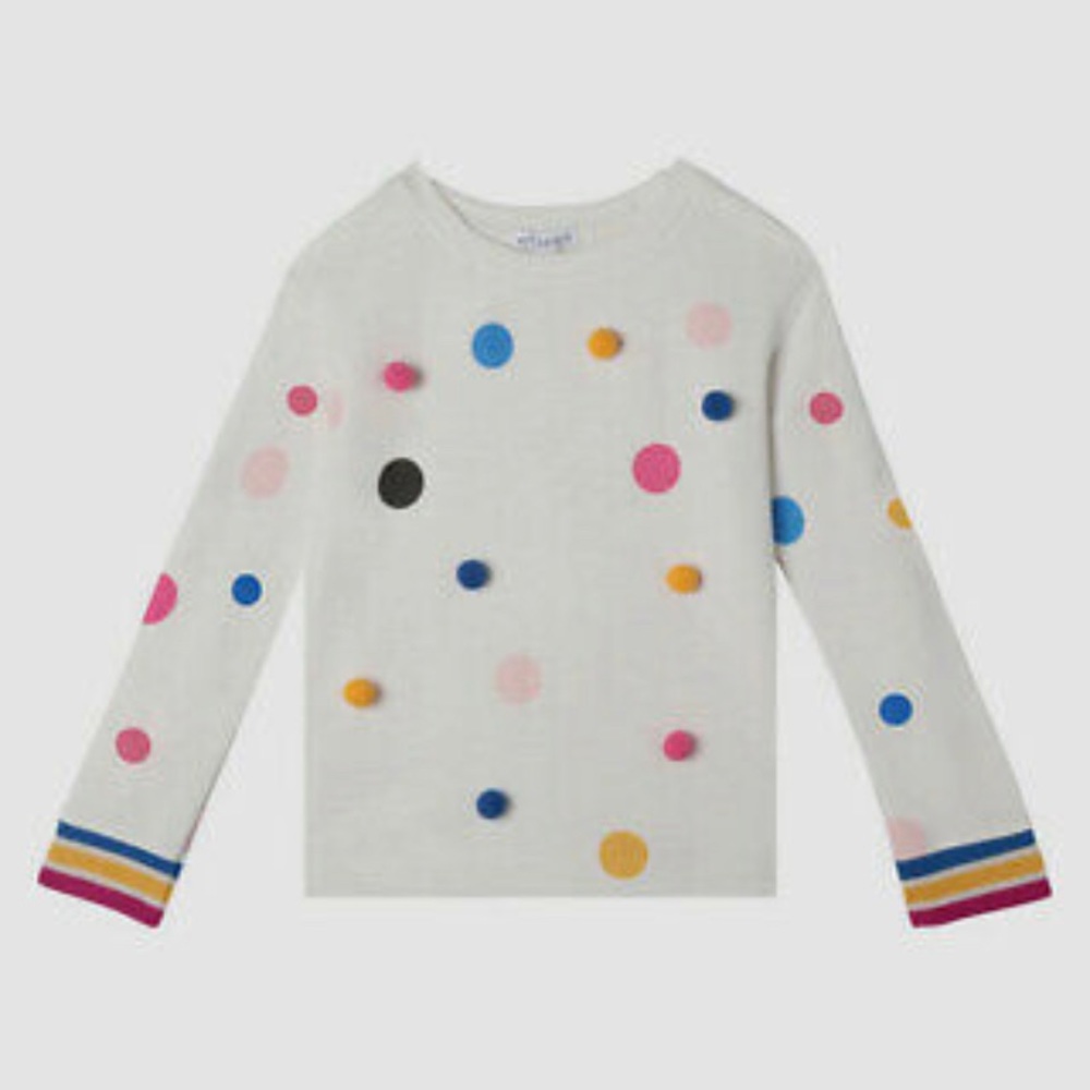 Art & eden Pom Pom Dot Sweatshirt